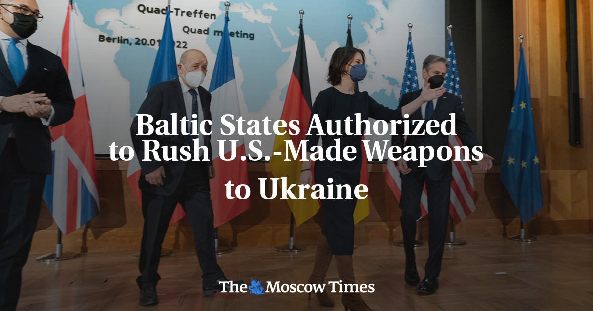 Negara-negara Baltik berwenang untuk membawa senjata AS ke Ukraina