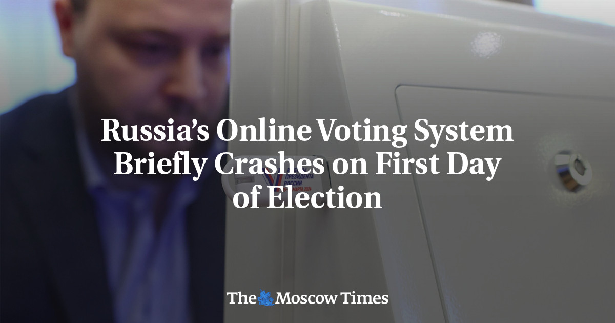 В первый день выборов в России ненадолго произошел сбой в системе онлайн-голосования.