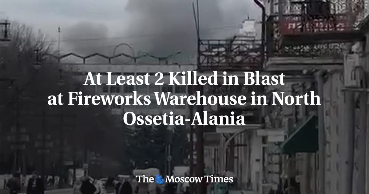At Least 2 Killed in Blast at Fireworks Warehouse in North Ossetia-Alania