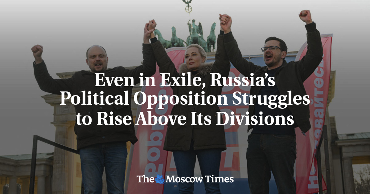 Even in Exile, Russia’s Political Opposition Struggles to Rise Above Its Divisions