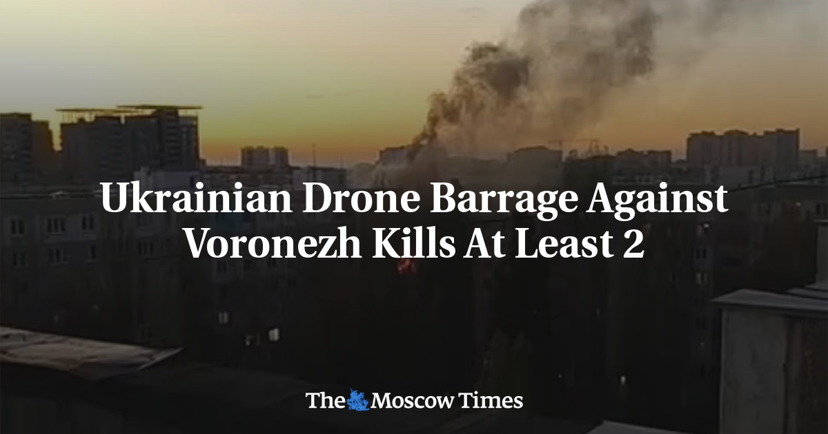 Ukrainian Drone Barrage Against Voronezh Kills At Least 2