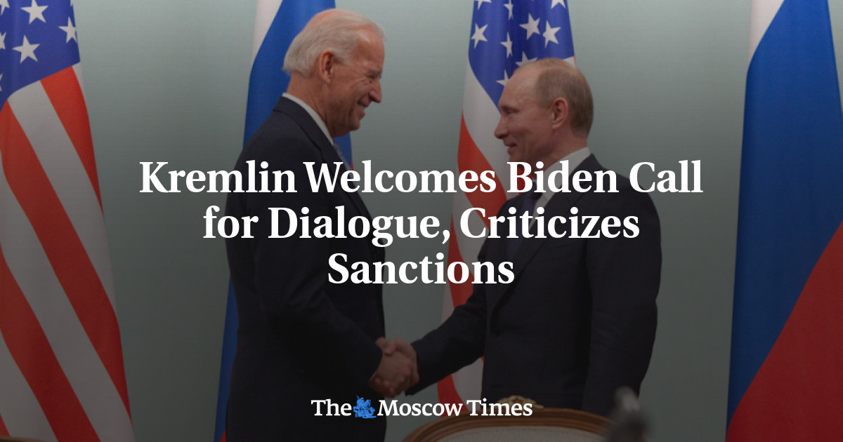 Kremlin menyambut baik seruan Biden untuk berdialog, namun mengkritik sanksi