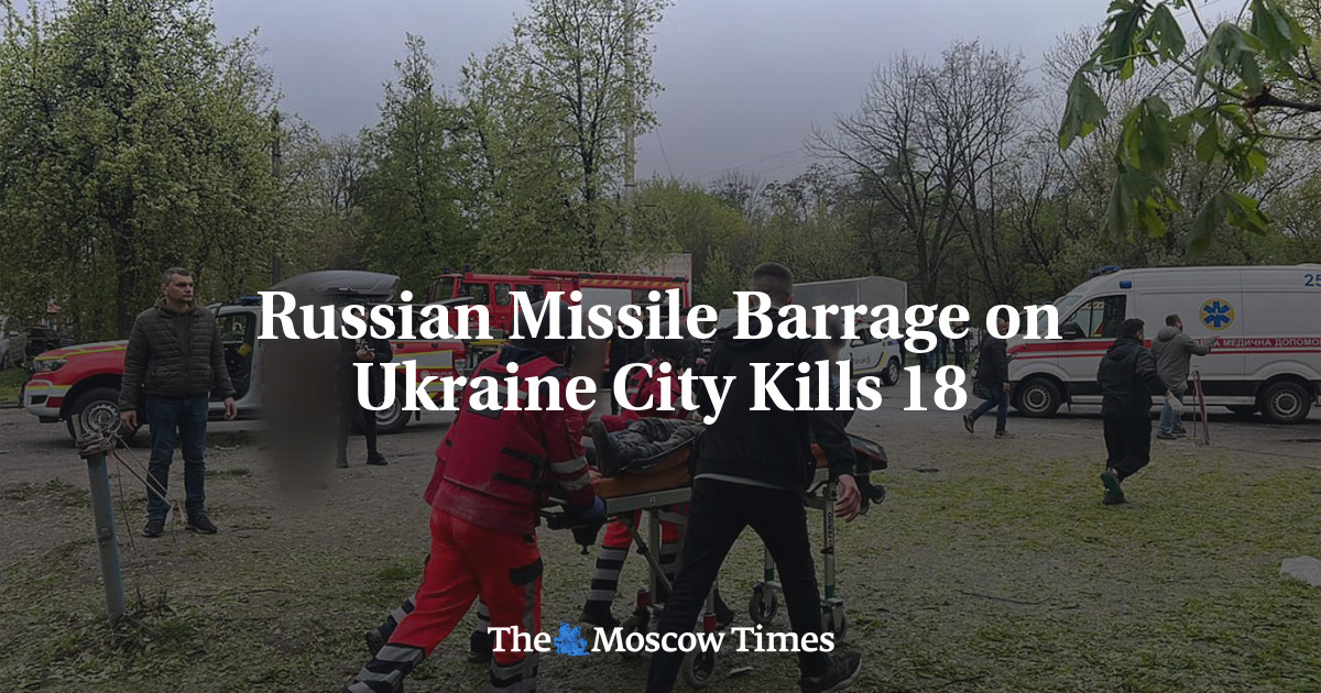 Russian Missiles Hit Ukrainian Apartment Building, Killing 14 in Chernihiv