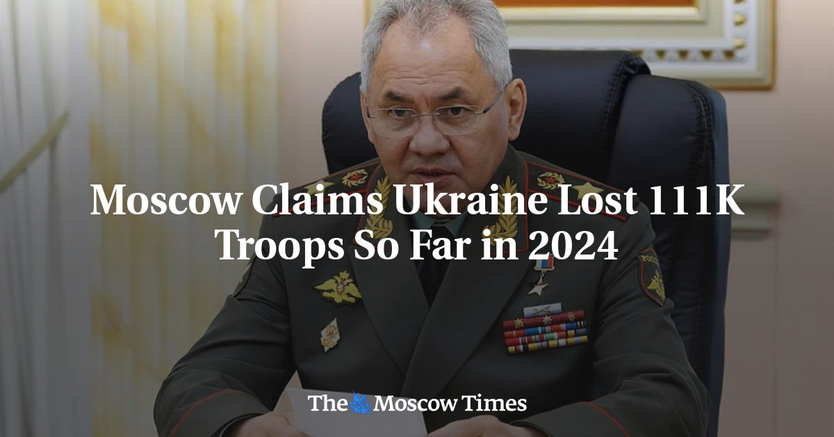Москва стверджує, що в 2024 році Україна втратила 111 тисяч військових
