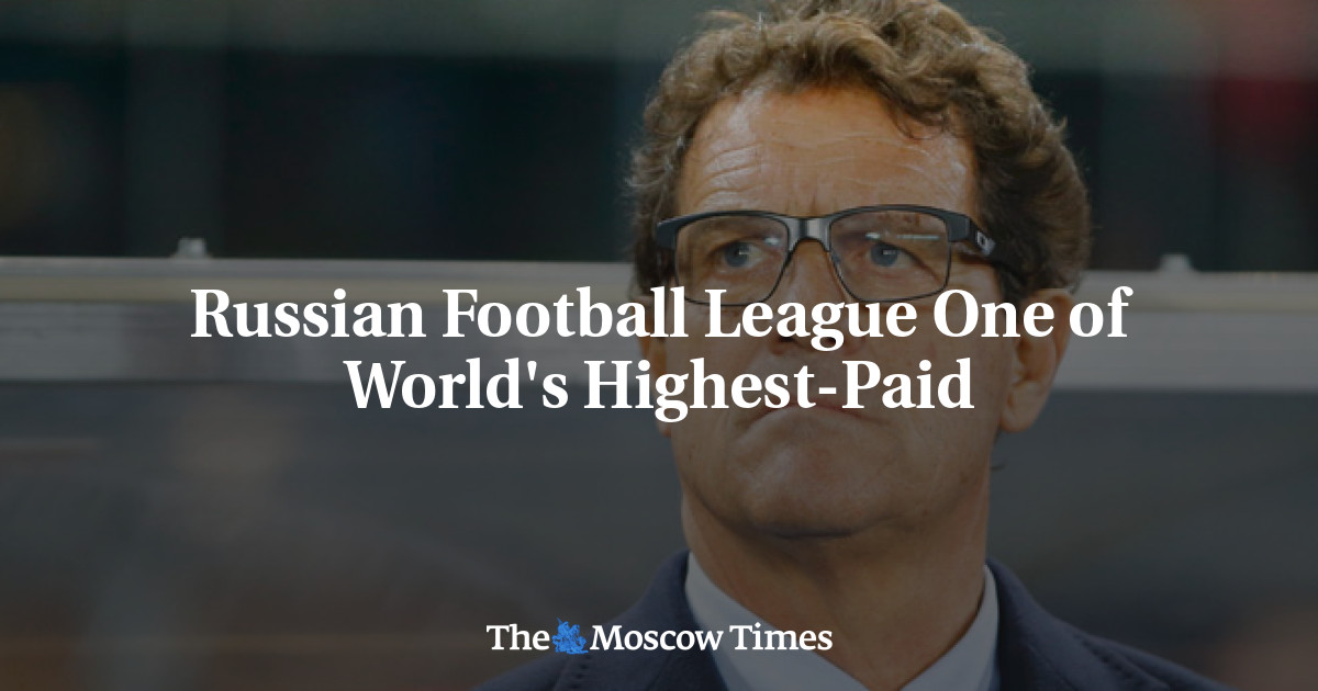 Russian Football League One of World's HighestPaid