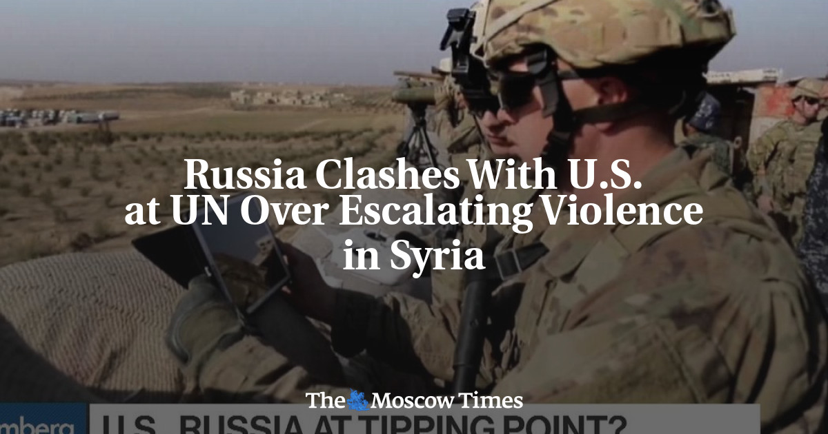 Rusia bentrok dengan AS di PBB karena meningkatnya kekerasan di Suriah