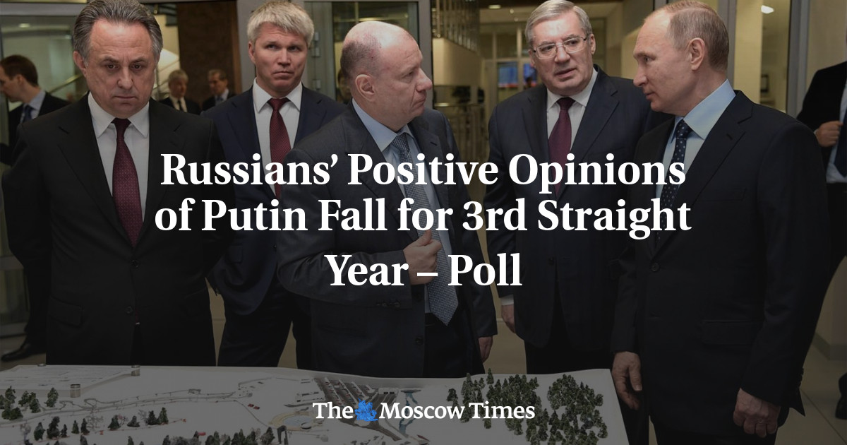 Pendapat positif orang Rusia tentang Putin turun selama 3 tahun berturut-turut – Jajak Pendapat