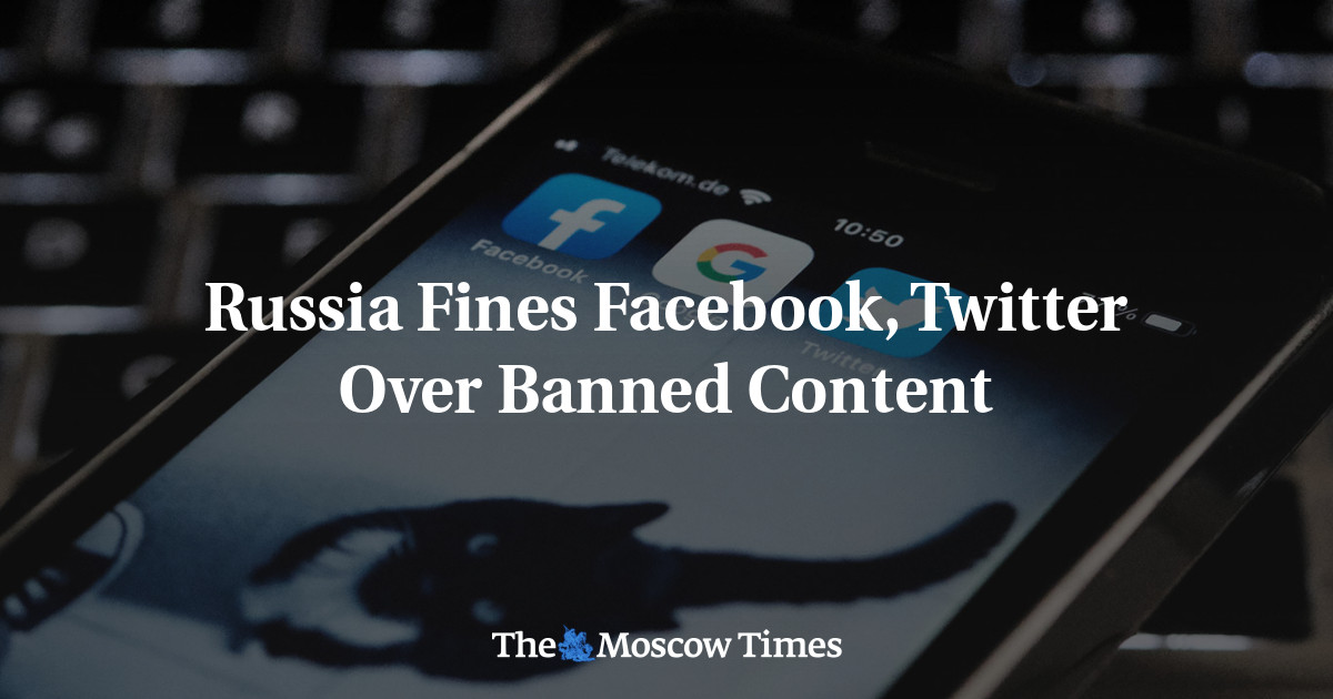 Rusia Denda Facebook, Twitter Karena Konten yang Dilarang