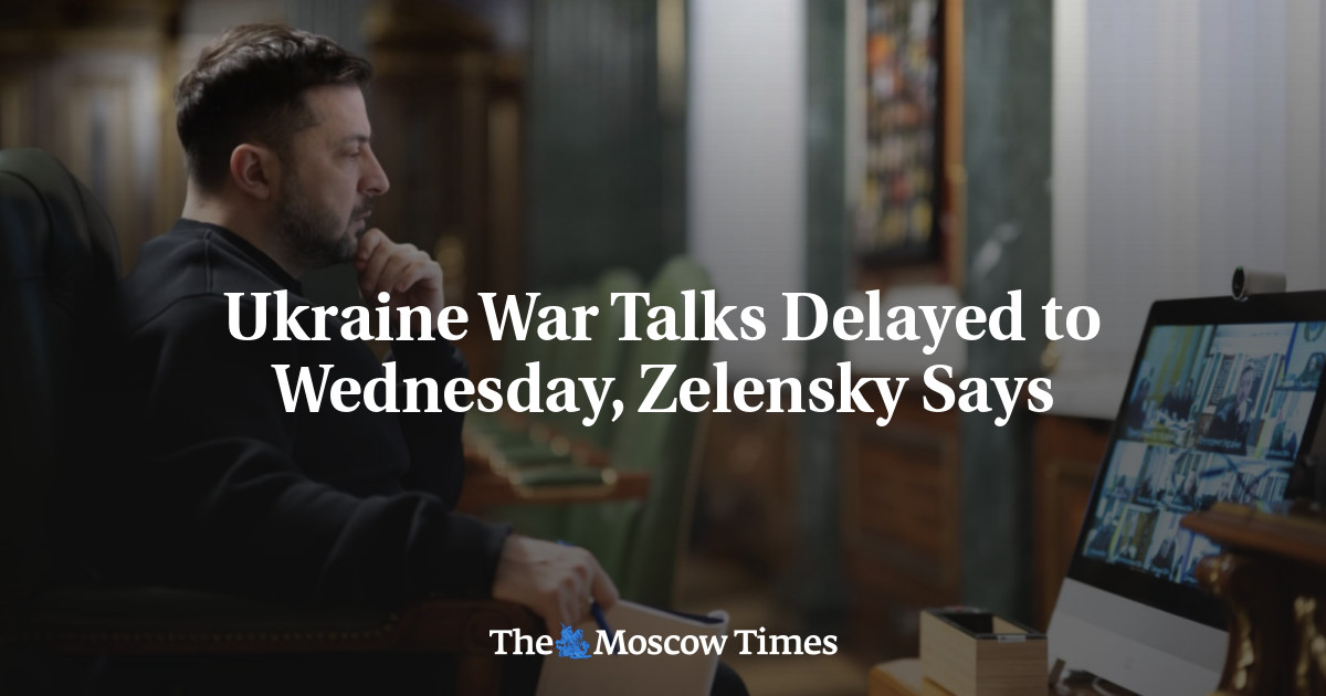 Ukraine War Talks Delayed To Wednesday, Says Zelensky