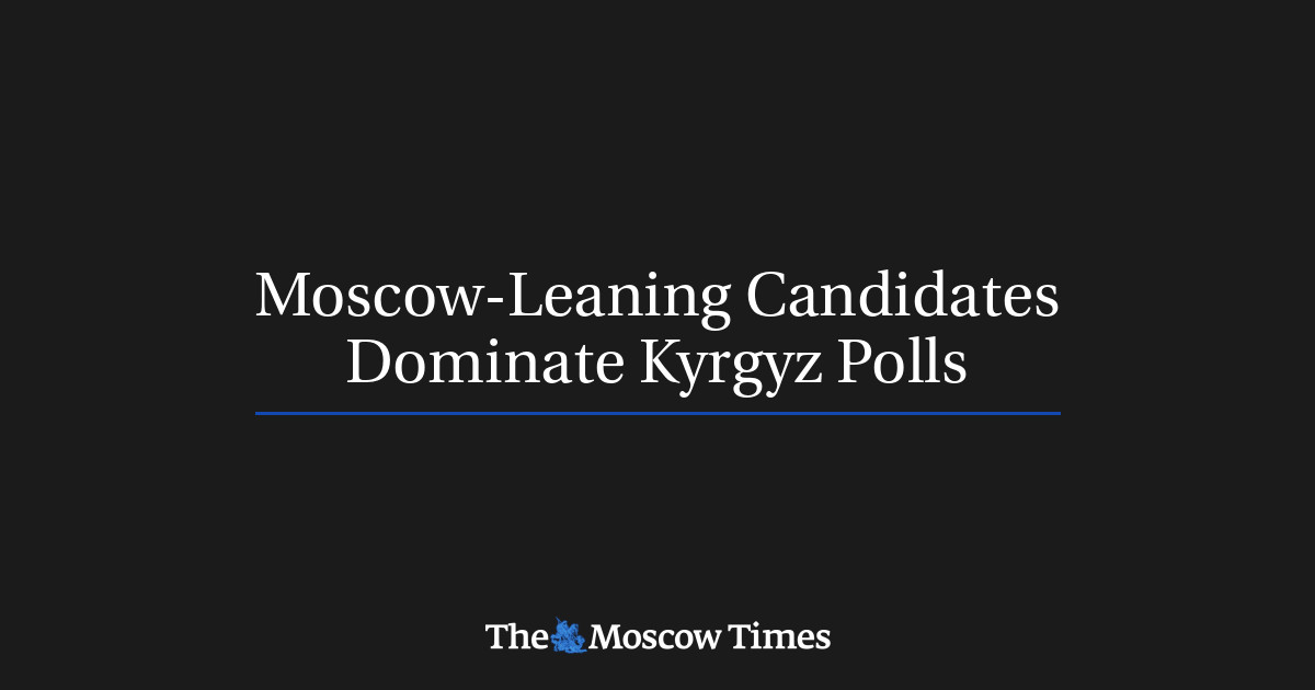 Kandidat yang berhaluan Moskow mendominasi jajak pendapat di Kyrgyzstan