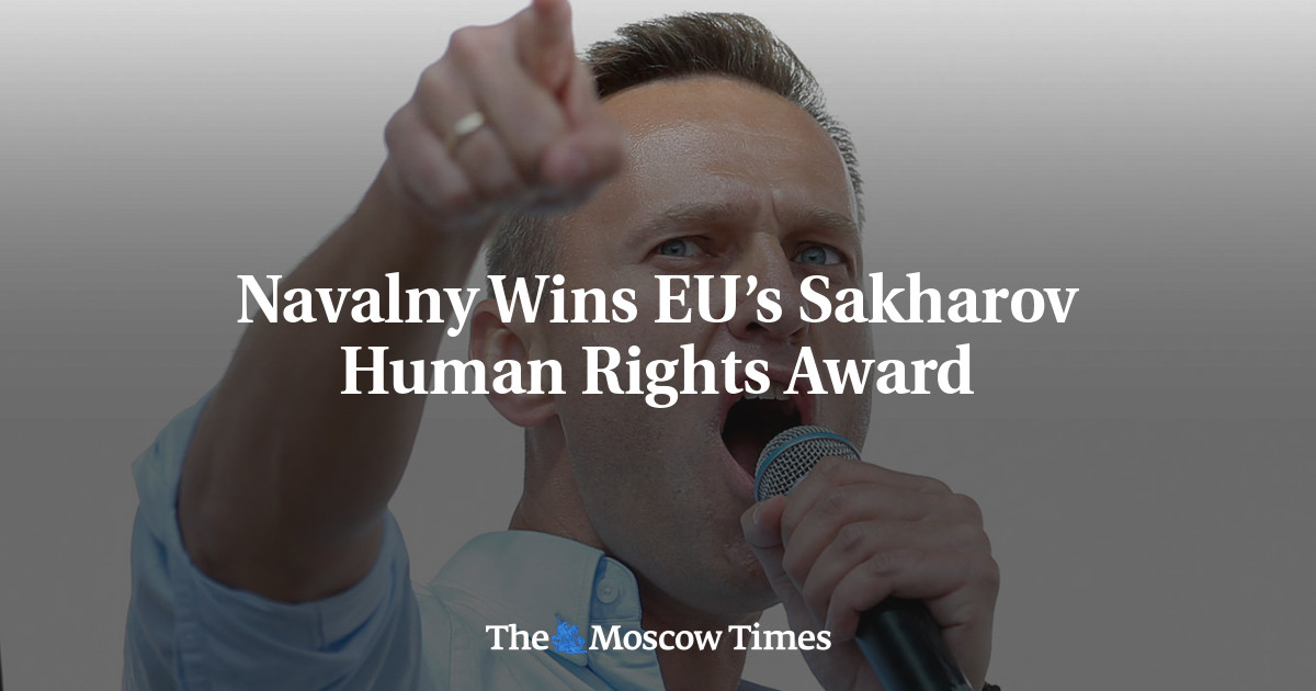 Navalny memenangkan penghargaan hak asasi manusia Sakharov UE
