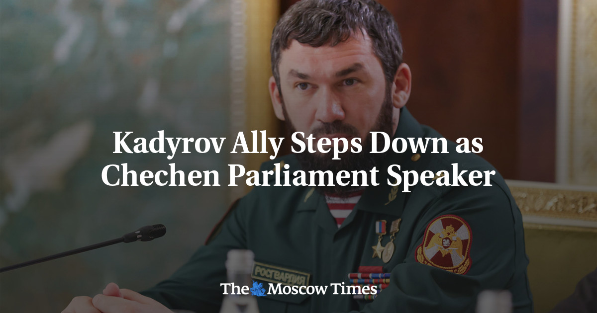 Kadyrov Ally Steps Down as Chechen Parliament Speaker - The Moscow Times