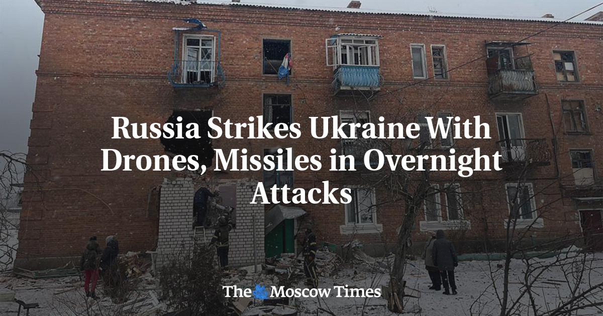 Russia Strikes Ukraine With Drones, Missiles in Overnight Attacks - The ...