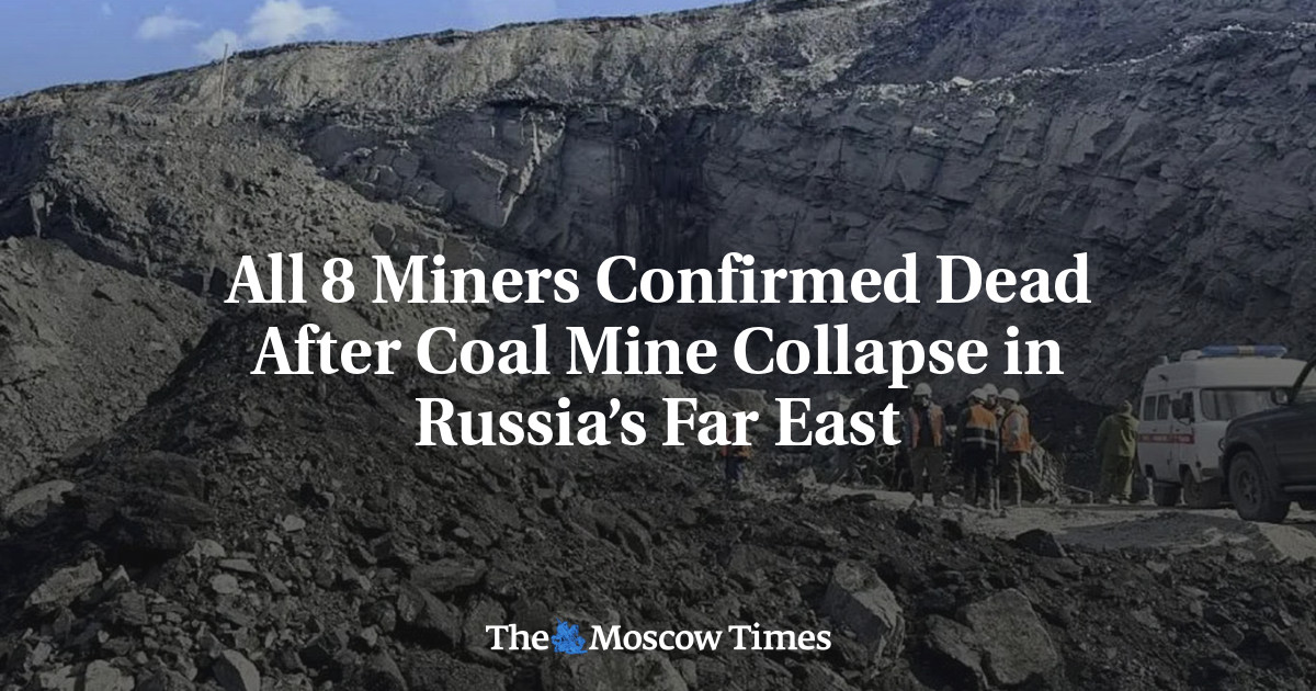 All 8 Miners Confirmed Dead After Coal Mine Collapse in Russia’s Far East