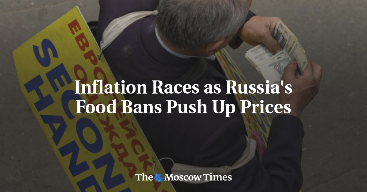 Inflasi meningkat seiring embargo pangan Rusia yang mendorong kenaikan harga