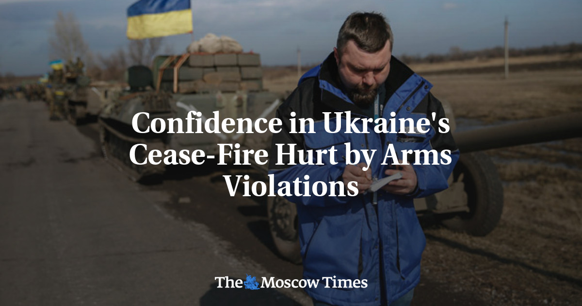 Kepercayaan terhadap gencatan senjata di Ukraina dirusak oleh pelanggaran senjata