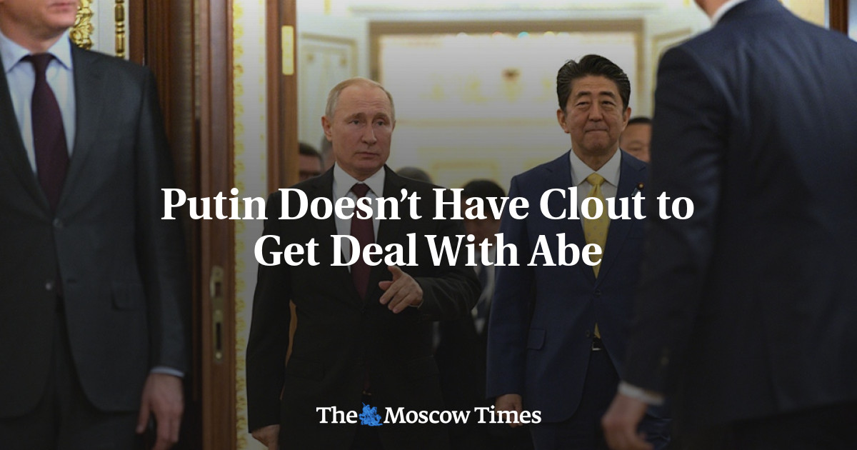 Putin tidak memiliki kesempatan untuk menangani Abe