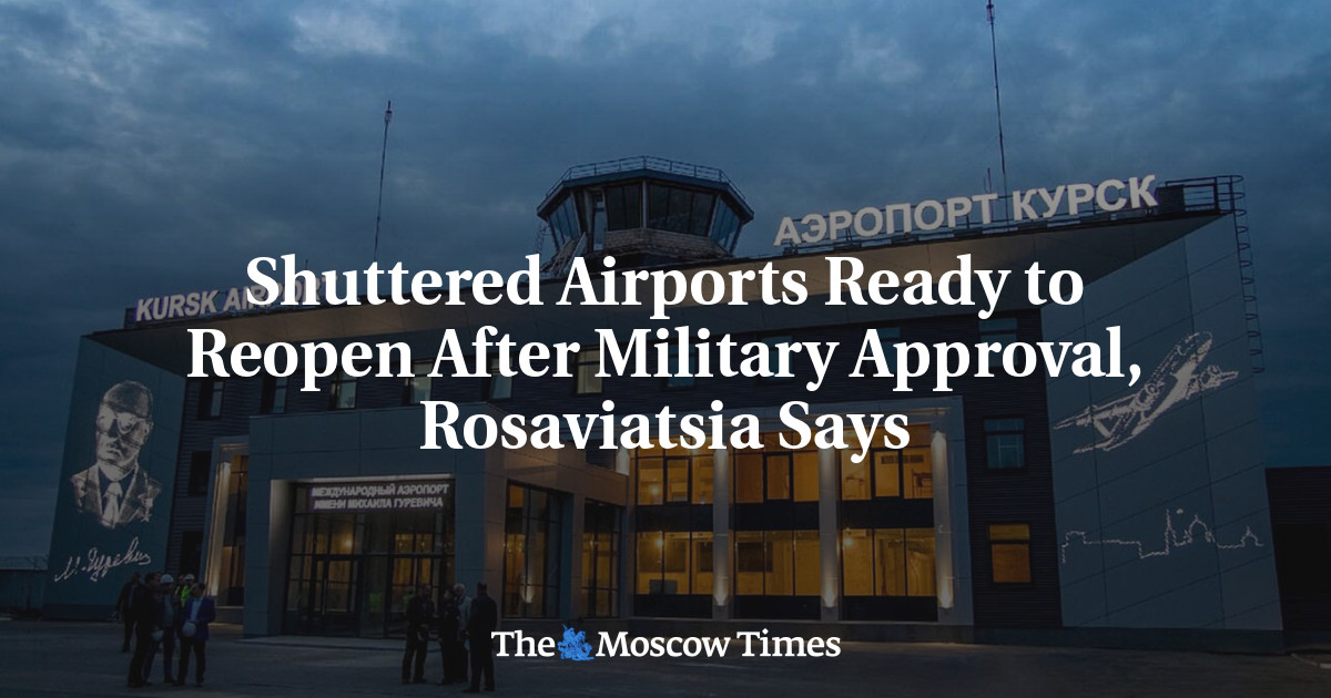 Shuttered Airports Ready to Reopen After Military Approval, Rosaviatsia Says