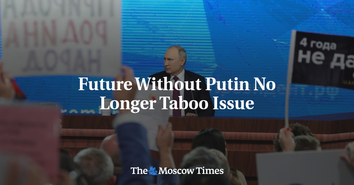 Masa depan tanpa Putin tidak lagi tabu