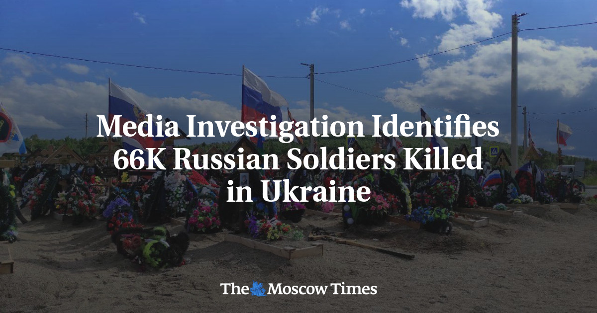 Media Investigation Identifies 66K Russian Soldiers Killed in Ukraine