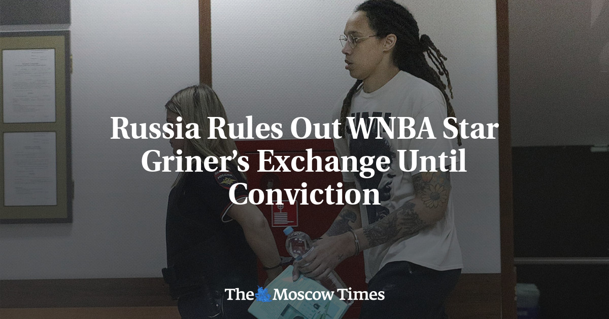 Россия исключает возможность обмена звезды WNBA Гринер до вынесения приговора