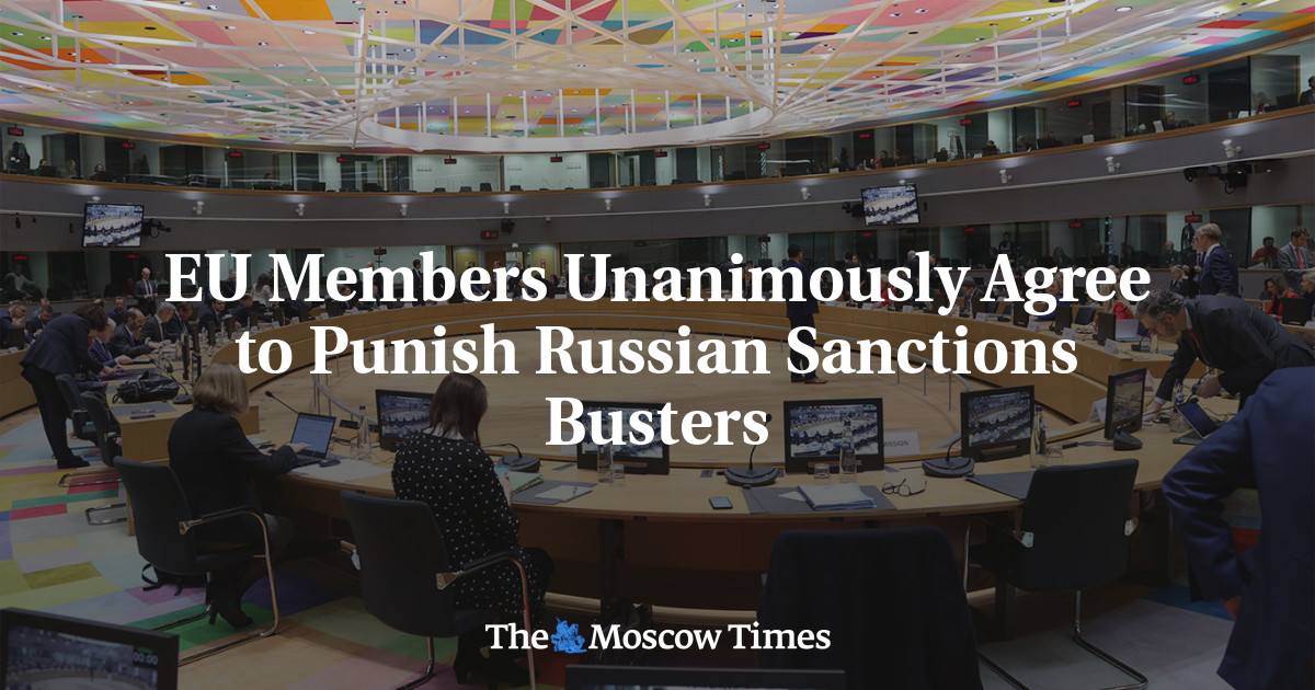 Členové EU se jednomyslně shodují na potrestání porušovatelů ruských sankcí