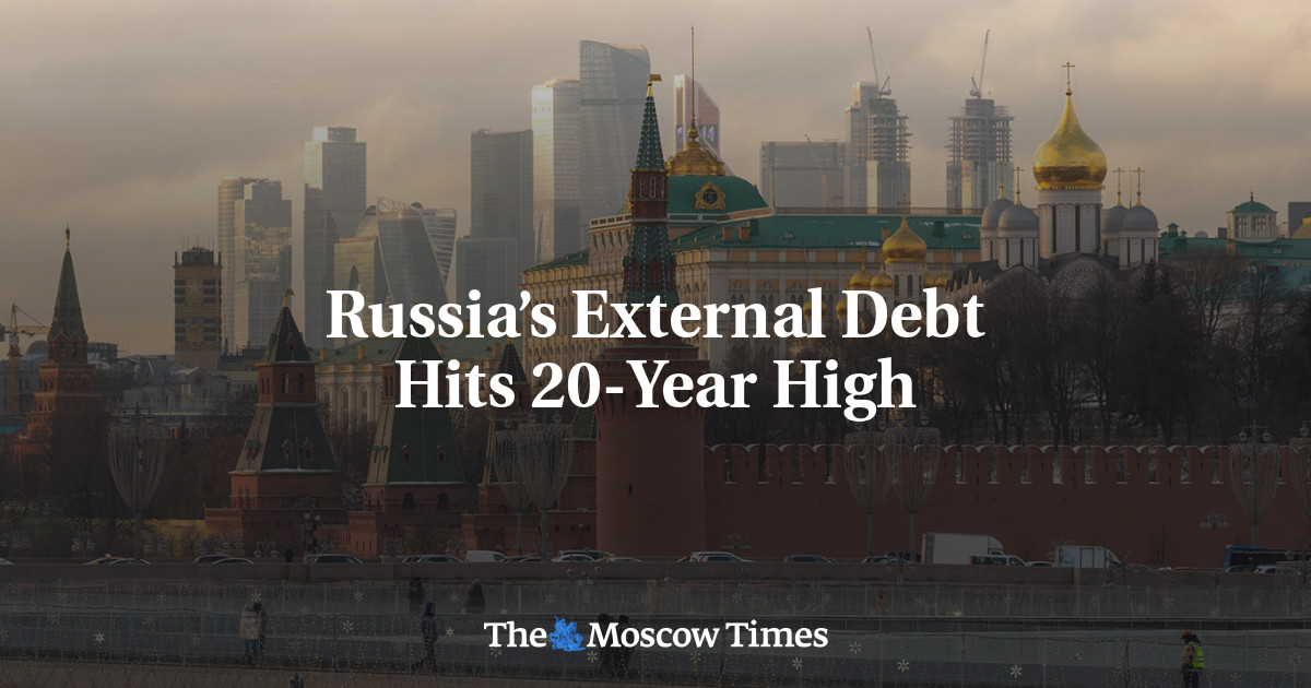 Russia’s External Debt Hits 20-Year High
