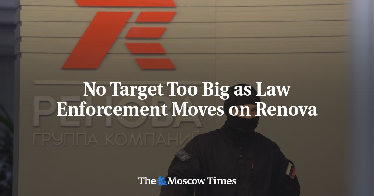 Tidak ada target yang terlalu besar seiring dengan tindakan penegakan hukum terhadap Renova