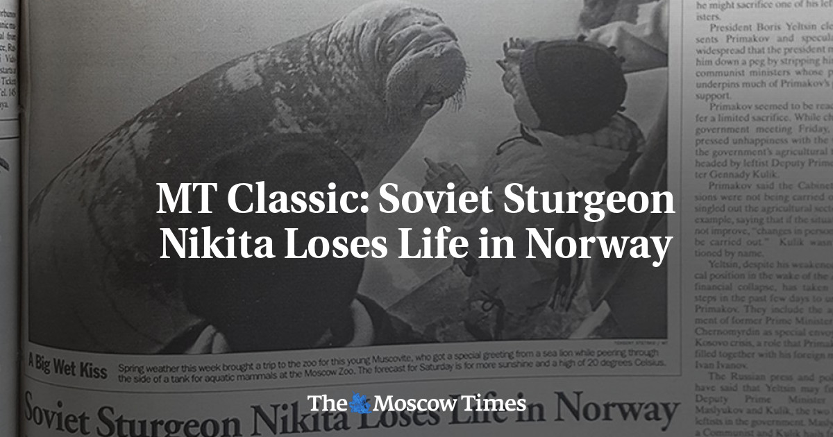 Sturgeon Soviet Nikita meninggal di Norwegia