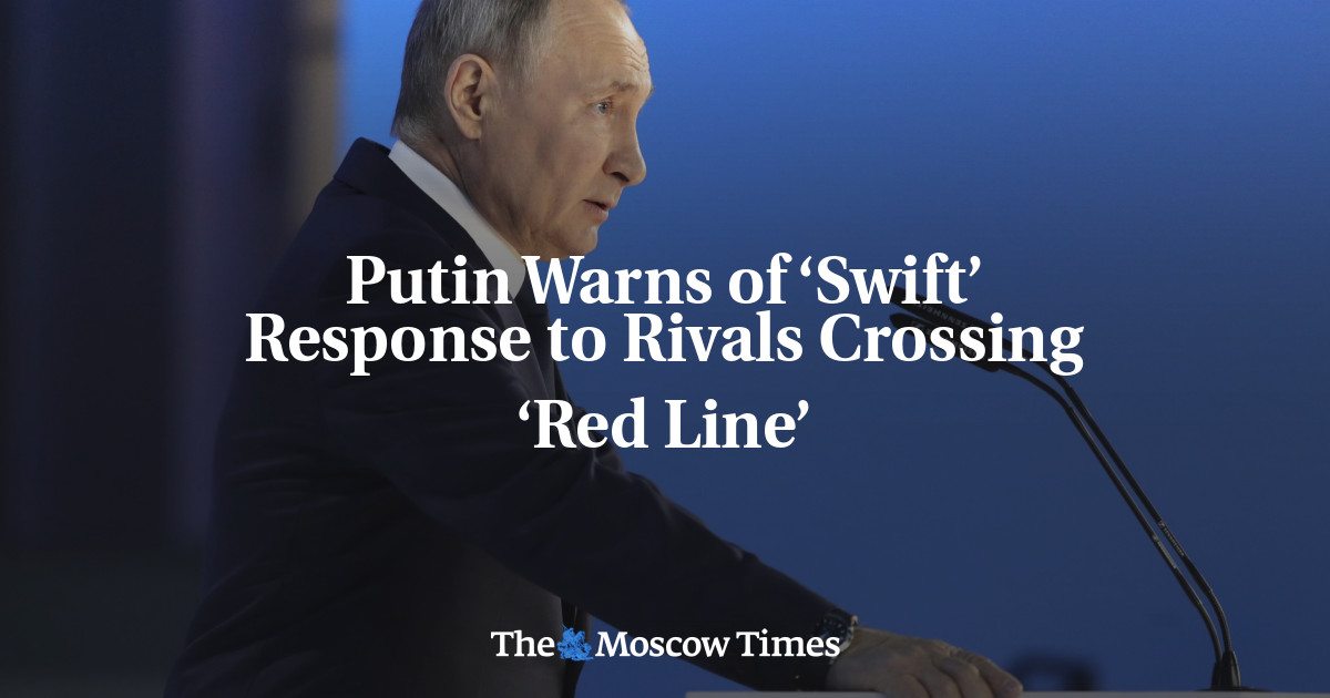 Putin memperingatkan tanggapan ‘cepat’ terhadap lawan yang melewati ‘garis merah’