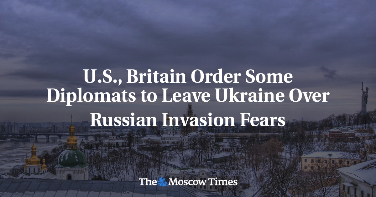 AS, Inggris memerintahkan beberapa diplomat untuk meninggalkan Ukraina atas ketakutan invasi Rusia