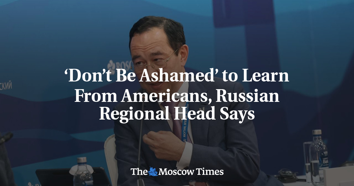 ‘Don’t Be Ashamed’ to Learn From Americans, Russian Regional Head Says