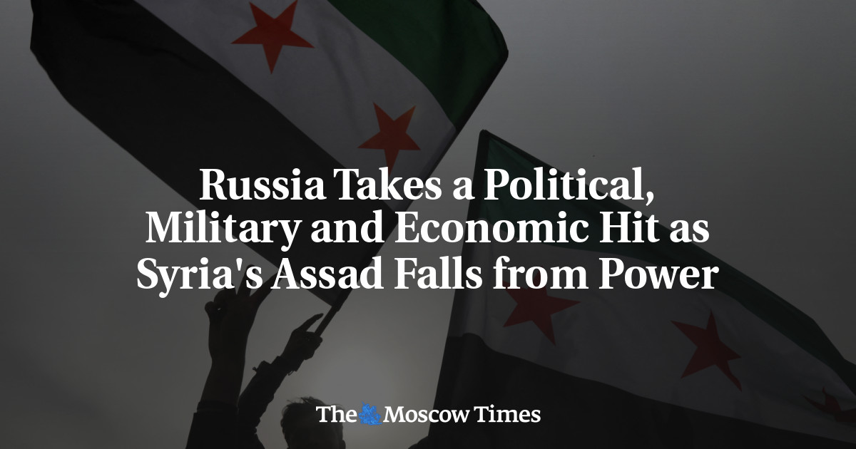 Russia Takes a Political, Military and Economic Hit as Syria’s Assad Falls from Power – The Moscow Times