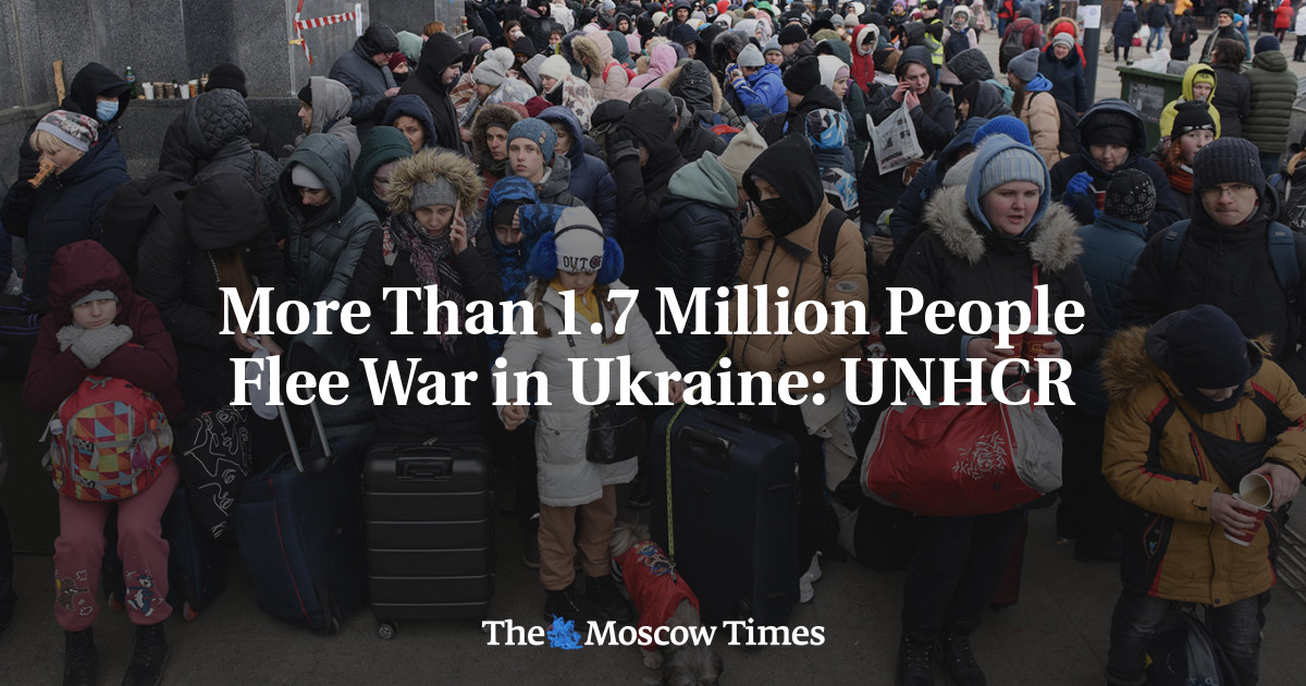 Lebih dari 1,7 juta orang melarikan diri dari perang di Ukraina: UNHCR