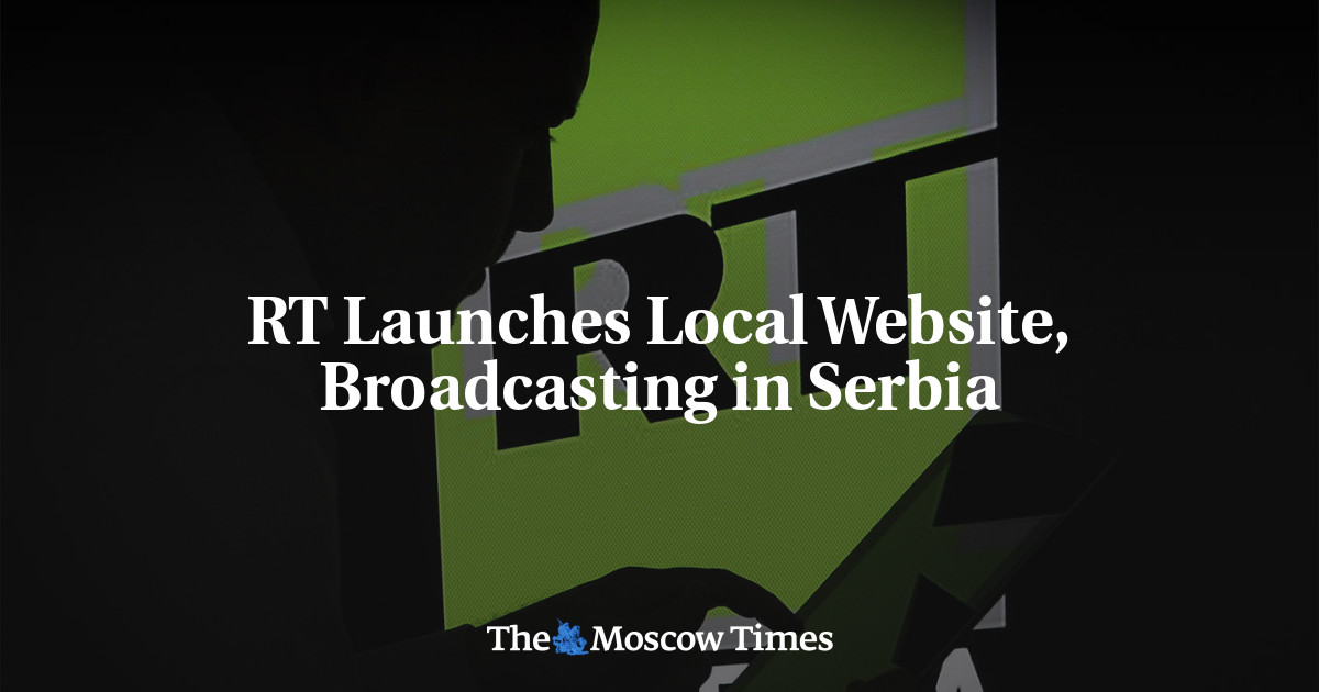 Локални сајт РТ, који емитује у Србији