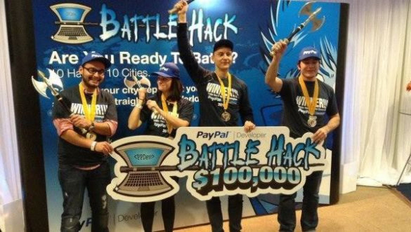 Russia Team Wins PayPal Battle Hack Competition